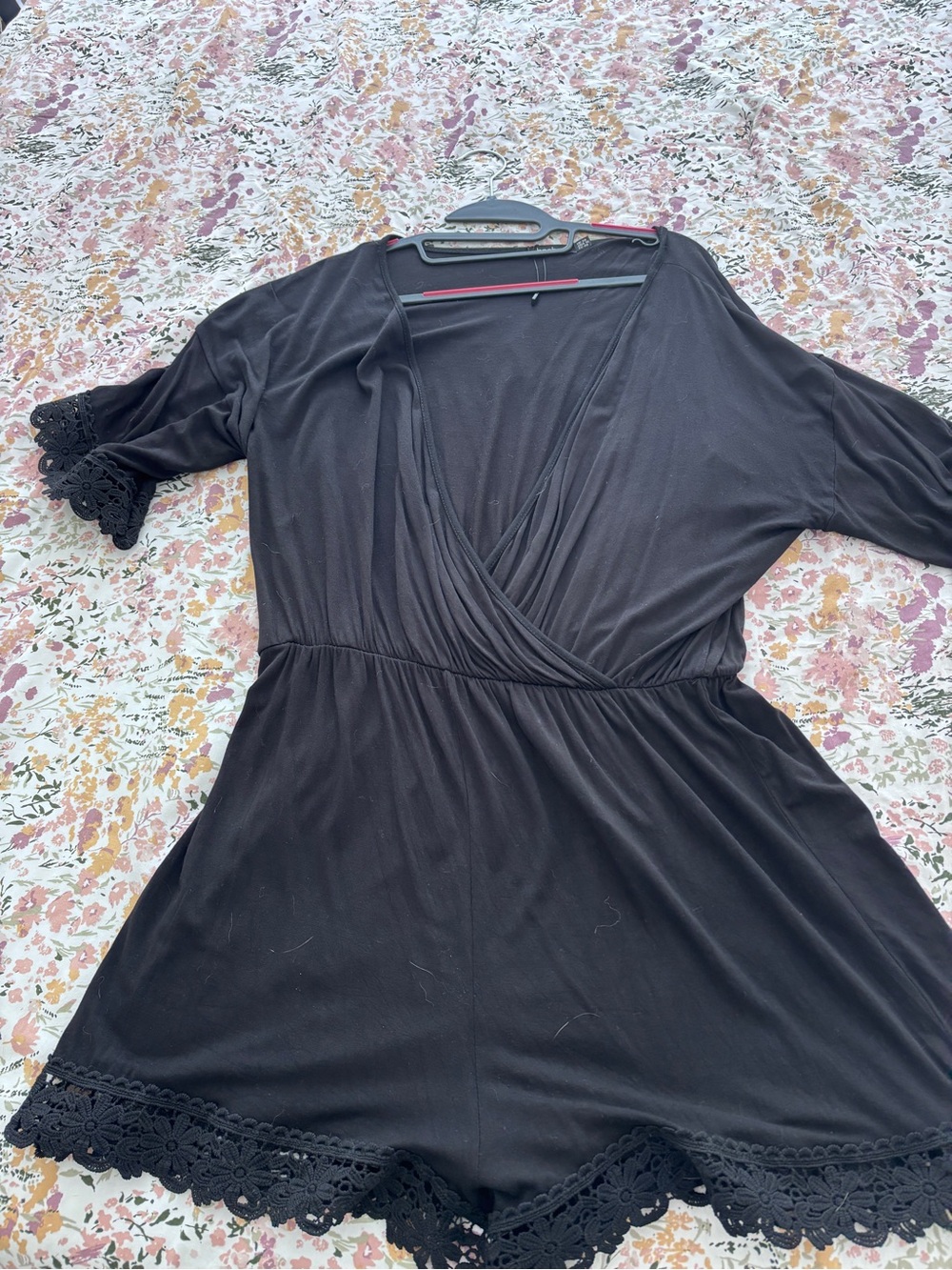 Boohoo Black Drawstring Waist Top